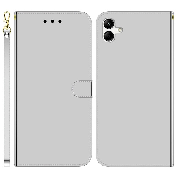 Mirror Samsung Galaxy A04 Läppäkotelo - Hopea Silver grey