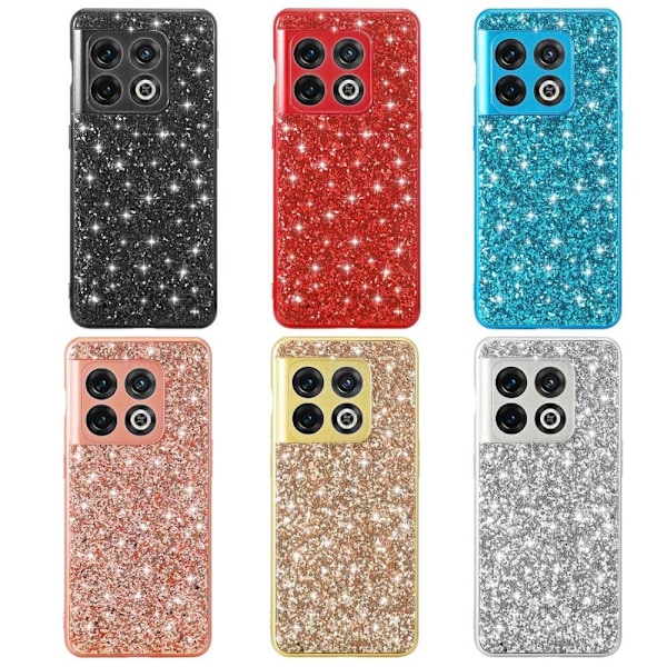 Glitter OnePlus 10 Pro skal - Guld Guld