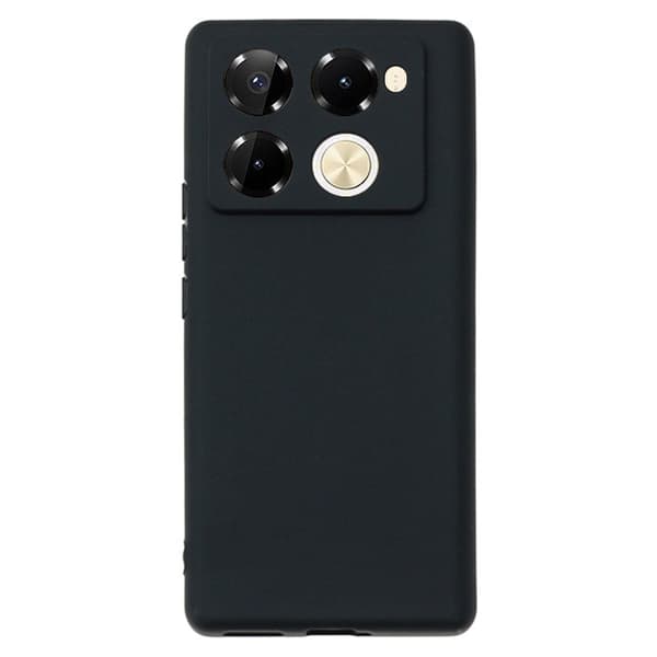 Mykt og matt deksel for Infinix Note 40 Pro Black