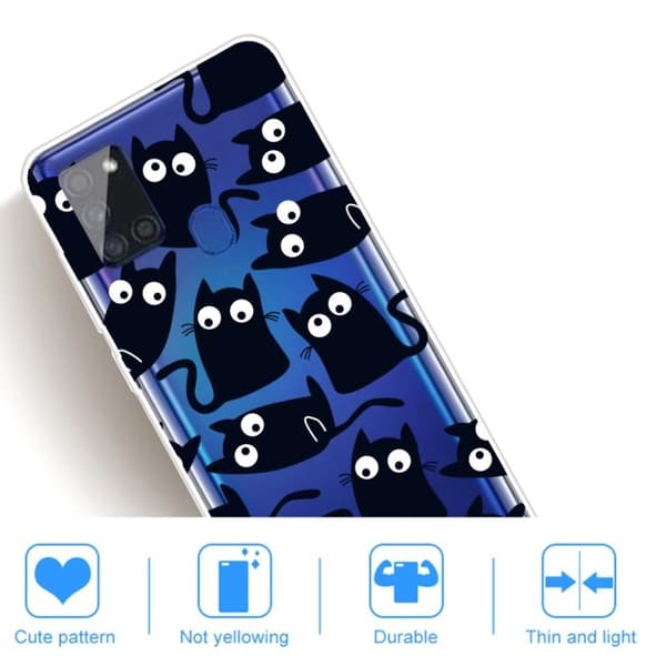 Deco Samsung Galaxy M51 cover - Sort Black
