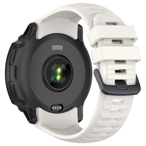 22 mm Garmin Instinct 2X silikonrem - Hvit White