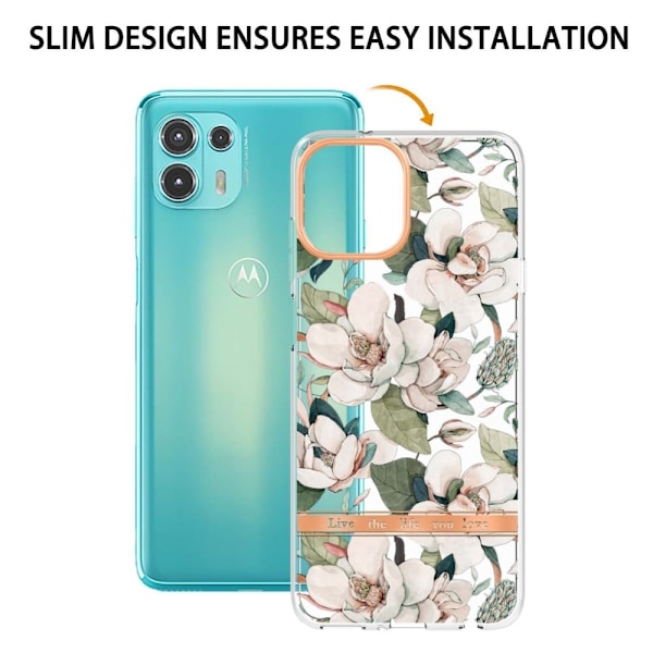 Supertunt och tåligt mjukfodral för Motorola Edge 20 Lite - Grön Gardenia Grön