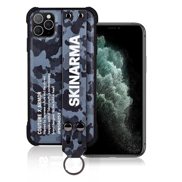 SKINARMA Camo - iPhone 11 Pro Max - Marin Blå