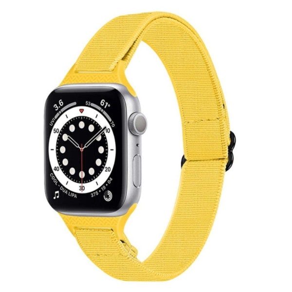 Apple Watch 42 mm - 44 mm klockarmband i nylon - Gul Gul