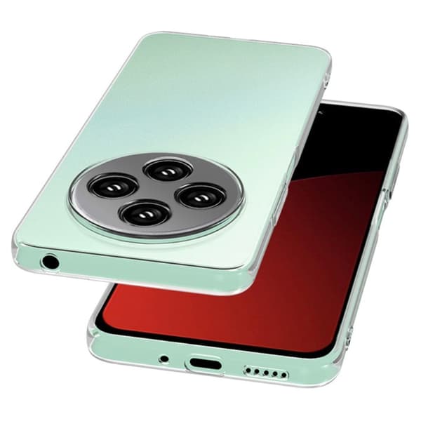 Erittäin ohut läpinäkyvä kotelo Xiaomi Redmi 14C Transparent