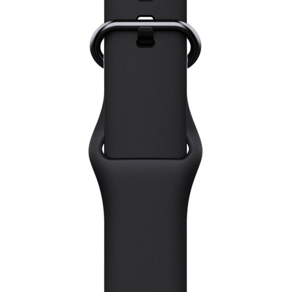 Apple Watch Series 5 44mm flydende silikone Urrem - Sort Black