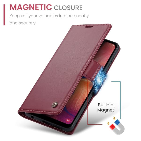 CaseMe Samsung Galaxy A40 Smooth Etui - Rød Red