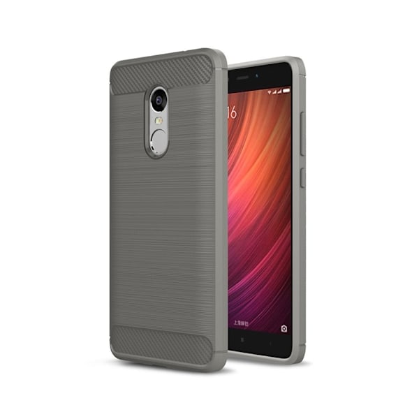 Bremer Xiaomi Redmi Note 4 Plastskal - Grå Silvergrå