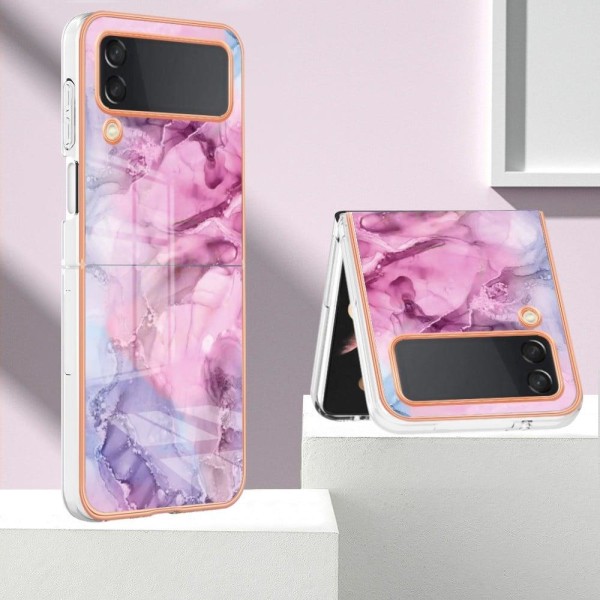 Marble design Samsung Galaxy Z Flip3 5G cover - Rose Pink