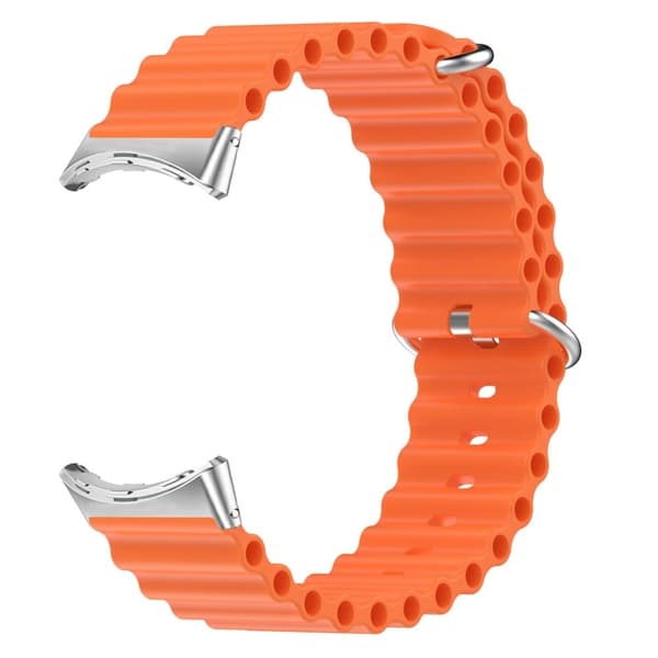 Google Pixel Watch silikoninen ranneke - Oranssi Orange