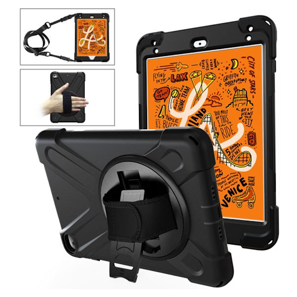 iPad Mini (2019) X-Formet silikone etui - Sort Black