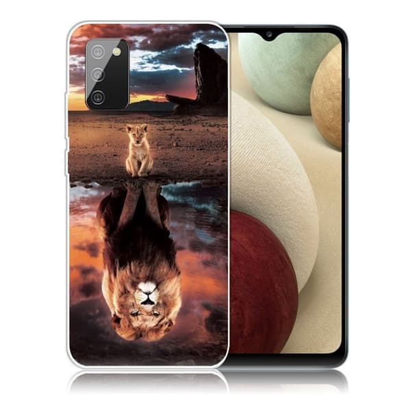 Deco Samsung Galaxy A02s kotelot - Leijona Multicolor