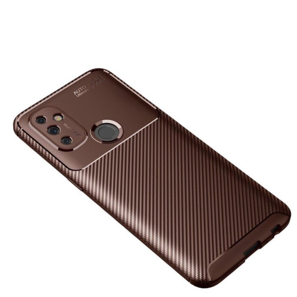 Carbon Shield OnePlus Nord N100 kotelot - Ruskea Brown