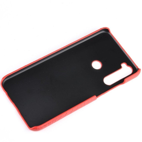 Croco cover - Xiaomi Redmi Note 8T – Rød Red