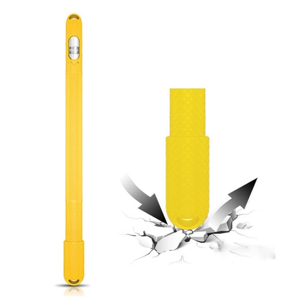 Apple Pencil anti-slip silikon case - Gul Yellow