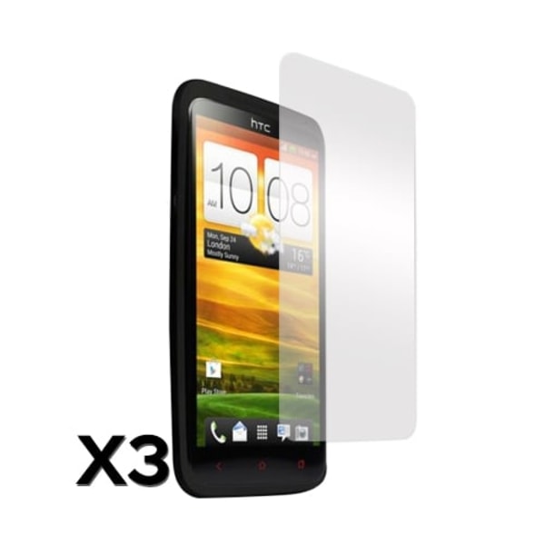 HTC One X Skjermbeskytter (3 Stk) Transparent