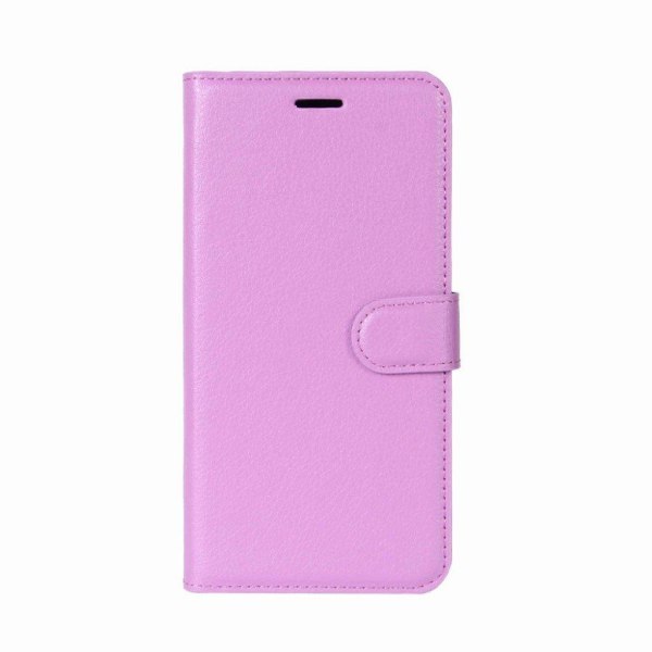 ASUS Zenfone 4 Max 5.5 (ZC554KL) Etui med Litchi skind - Lilla Purple