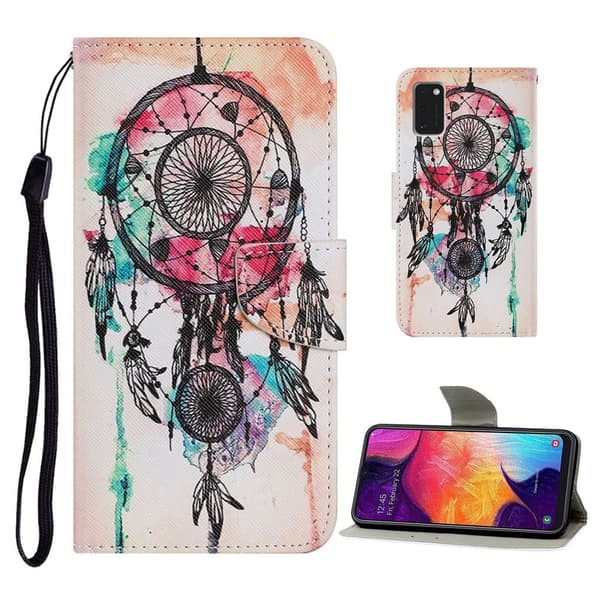 Wonderland Samsung Galaxy A41 flip kuoret - Dreamcatcher Multicolor