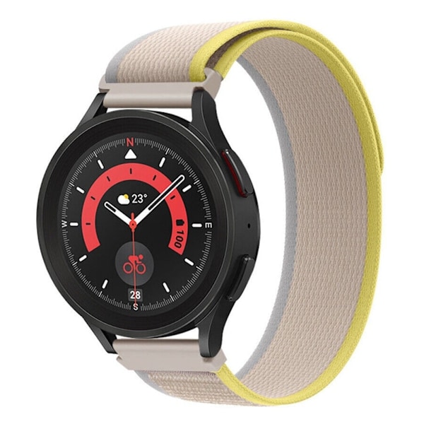 22 mm universellt nylonarmband för trail loop-klocka - Beige Brun
