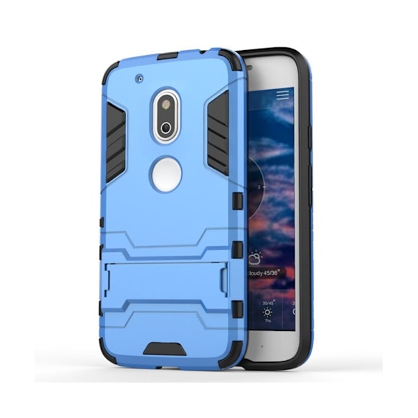 Hårderåde Motorola G4 Play Hybridskal - Ljusblå Blå