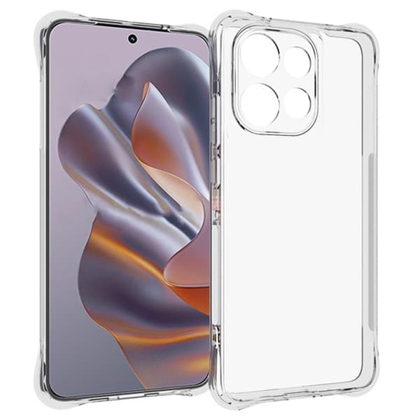 Erittäin ohut läpinäkyvä kotelo Motorola Edge 50 Neo Transparent
