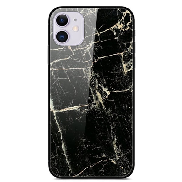 Fantasy iPhone 12 Mini Deksel - Svart Klinkekule Grain Black