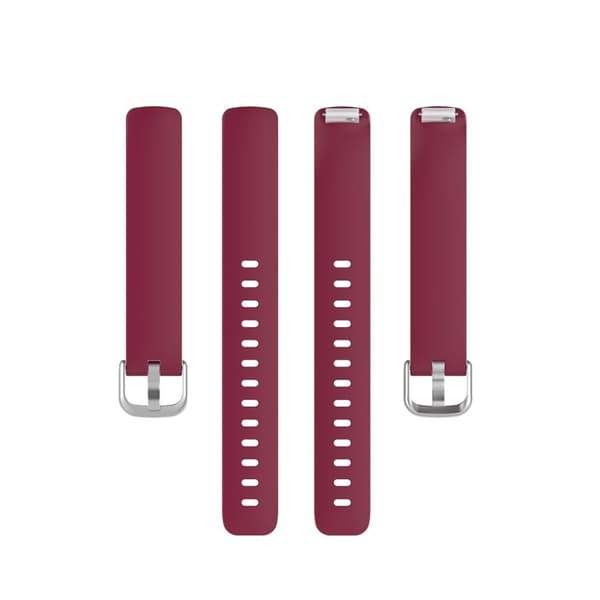 Fitbit Inspire 2 simple rem - vinrød / Størrelse: S Red
