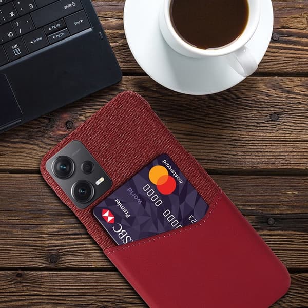Bofink Xiaomi Redmi Note 12 Pro Plus Card Suojakuori - Punainen Red