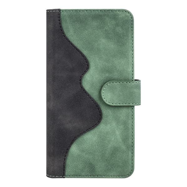 Tofarget lærdeksel for Xiaomi Redmi 12C - Grønn Green