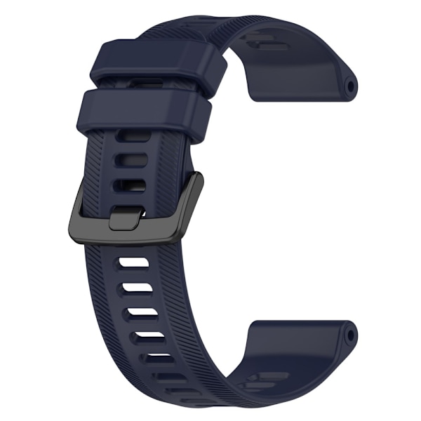 Klockarmband i silikon med twilldesign för Garmin-klocka - Mörkblå Blå