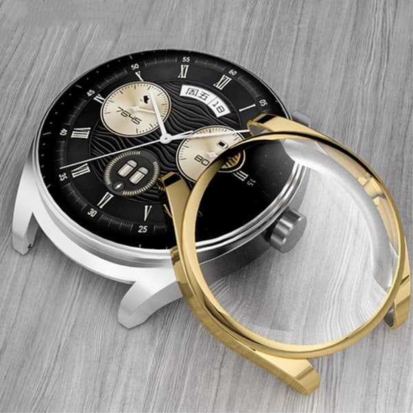 Huawei Watch Budsin galvanointisuojus - Hopea Silver grey