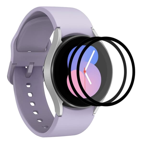 2Pcs HAT-PRINCE Samsung Galaxy Watch 5 (40mm) tempered glass screen protector Transparent
