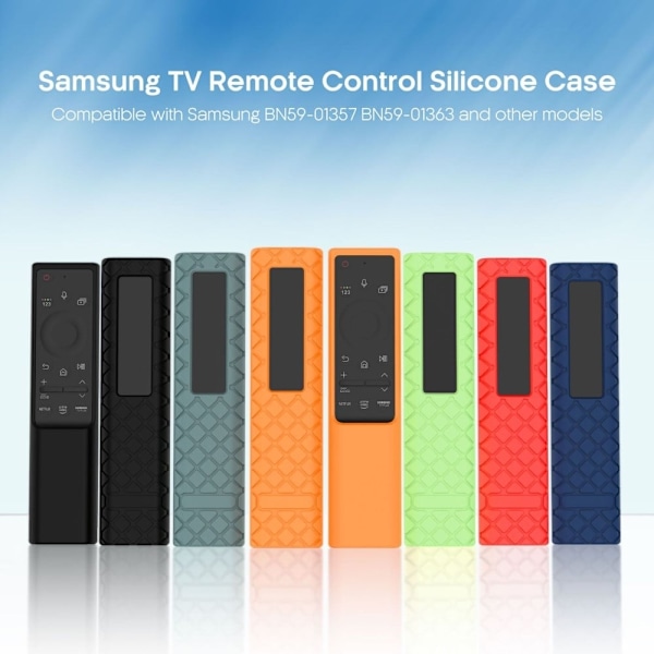 Silikonskydd för Samsung fjärrkontroll BN59 i rombstil - Orange Orange