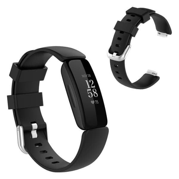 Fitbit Inspire 2 simple rem - sort / Størrelse: L Black