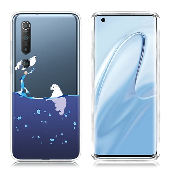 Deco Xiaomi Mi 10 deksel - Bamse White