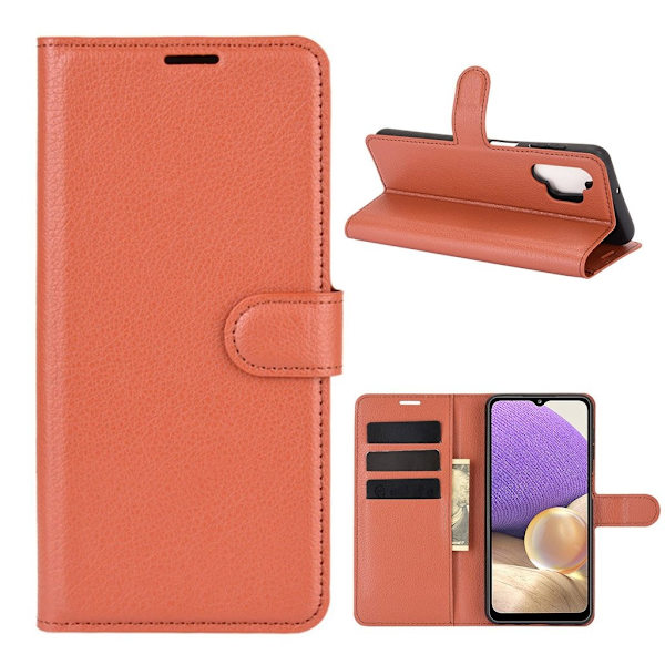 Classic Samsung Galaxy A32 Flippetui - Brun Brown