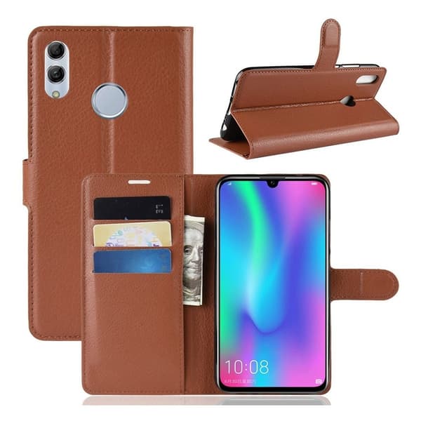 Classic Huawei P Smart 2019 flip veske - Brun Brown