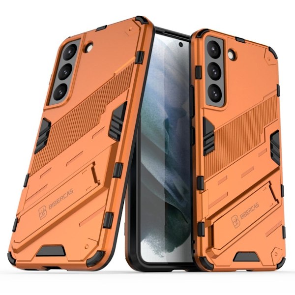 Stöttåligt Samsung Galaxy S22 hybridskal - Orange Orange