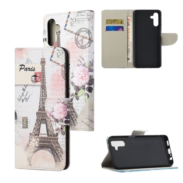 Wonderland Samsung Galaxy A13 5G Flip Etui - Tårn Multicolor