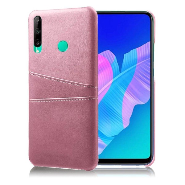 Dual Card Cover - Huawei P40 Lite E - Rødguld Pink