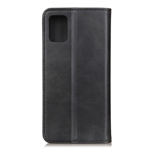 Lompakko-style Aitoa Nahkaa Läppäkotelo For OnePlus 9 Pro - Musta Black