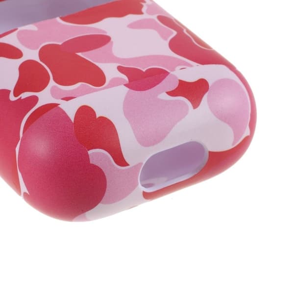 AirPods etui med camouflage-tema - Camouflage Rød Red