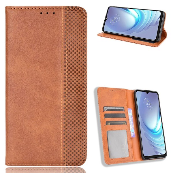 Bofink Vintage Motorola Moto G50 Læder etui - Brun Brown