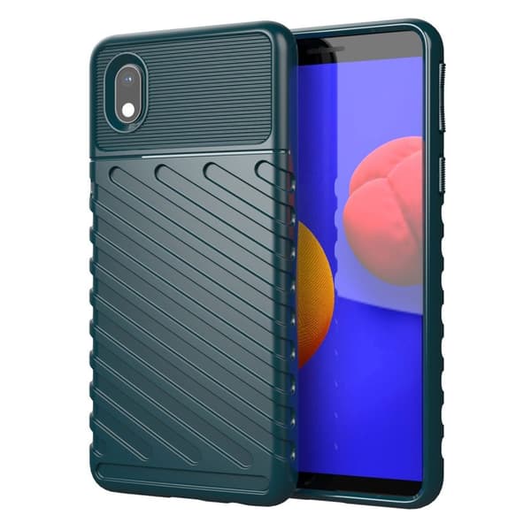 Thunder Samsung Galaxy A01 Core skal - Grön Grön