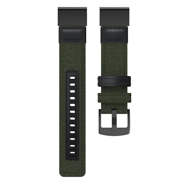 Garmin Fenix 5X / Fenix 5X Plus / Fenix ​​3 / Fenix ​​3 HR urrem i ægte læder - armygrøn Green