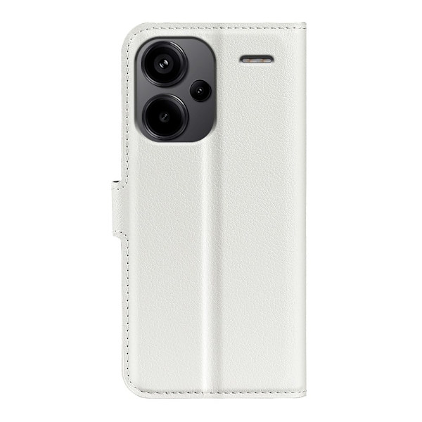 Klassisk Xiaomi Redmi Note 13 Pro+ Flip Etui - Hvid White