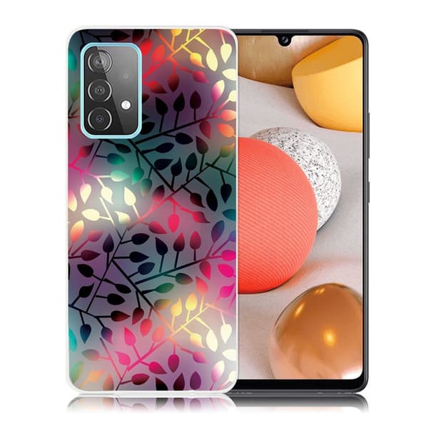 Deco Samsung Galaxy A52 5G kotelot - Lehti Multicolor