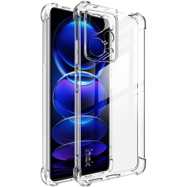 IMAK Airbagskydd för Xiaomi Redmi Note 12 Pro Plus - Transparent Transparent