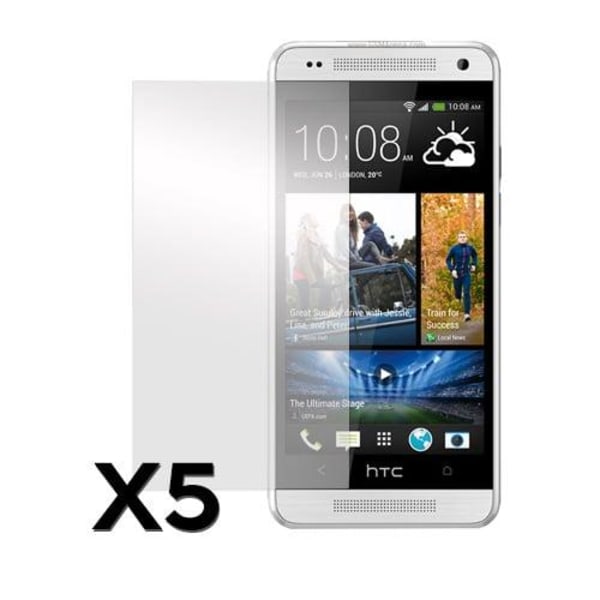 HTC One Mini Displayskydd (5 Stycken) Transparent