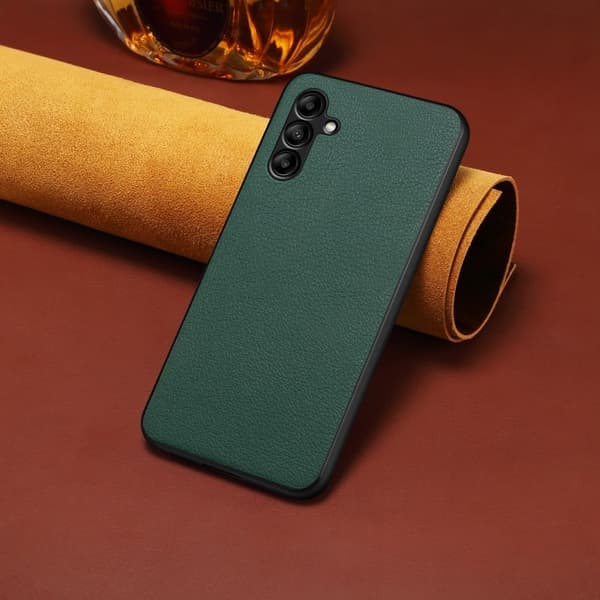 Samsung Galaxy A05s-fodral med matt och elegant textur - Grön Grön